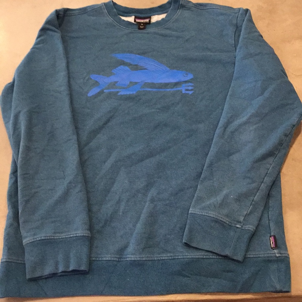 Patagonia fish sweatshirt size medium